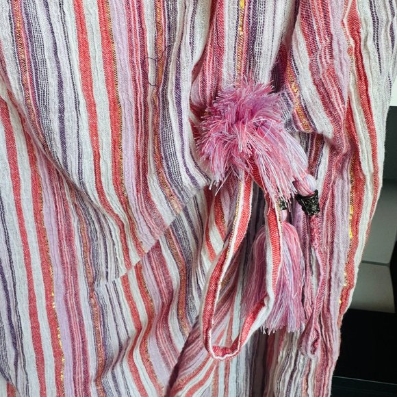 Becca by Rebecca Virtue Multicolor Woven Dress Cover-Up Size S - Picture 4 of 7